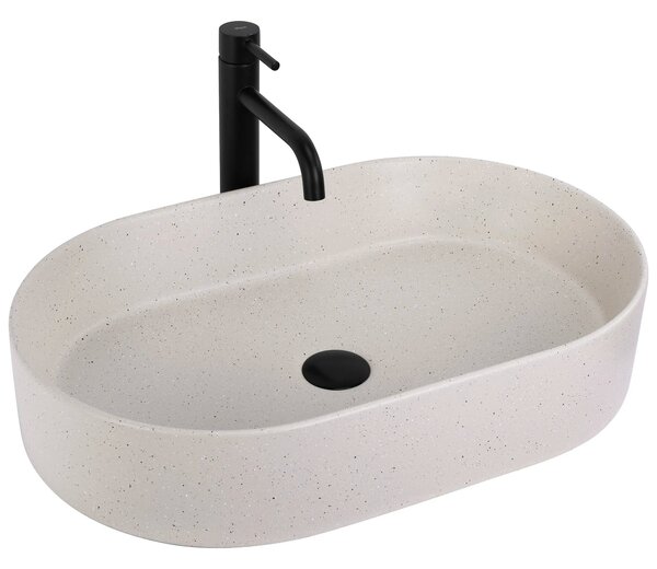 Lavabo da appoggio Rea Nadia 60 Sandy