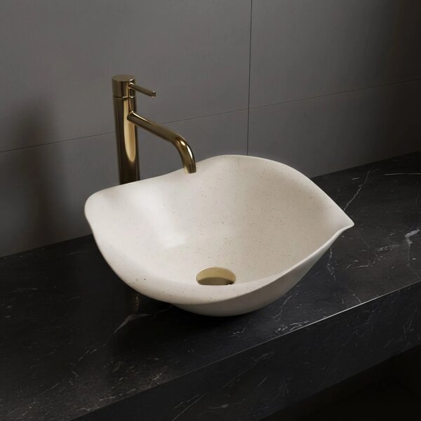 Lavabo da appoggio in ceramica REA HM-35B Handmade ART