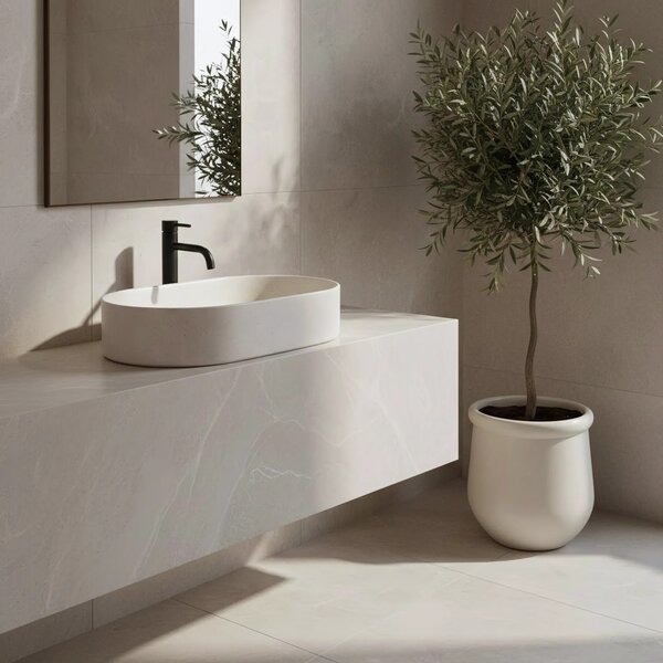 Lavabo da appoggio Rea Nadia 60 Sandy