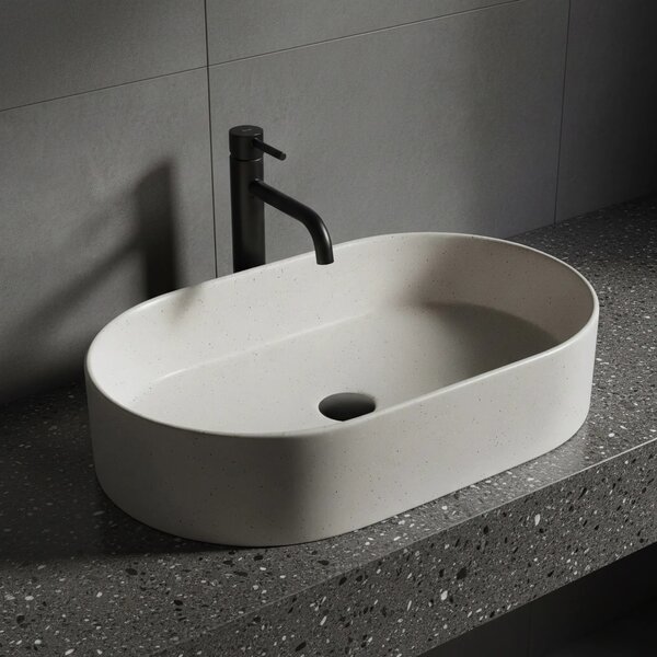 Lavabo da appoggio Rea Nadia 60 Sandy