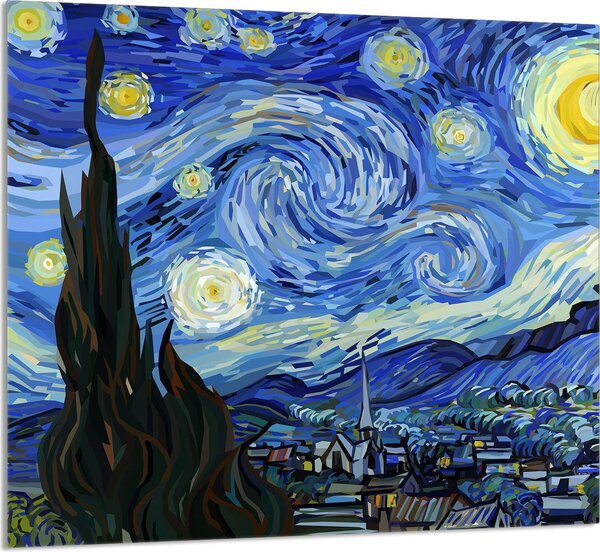 PIATTO IN VETRO PER CUCINA 65x60 pezzi