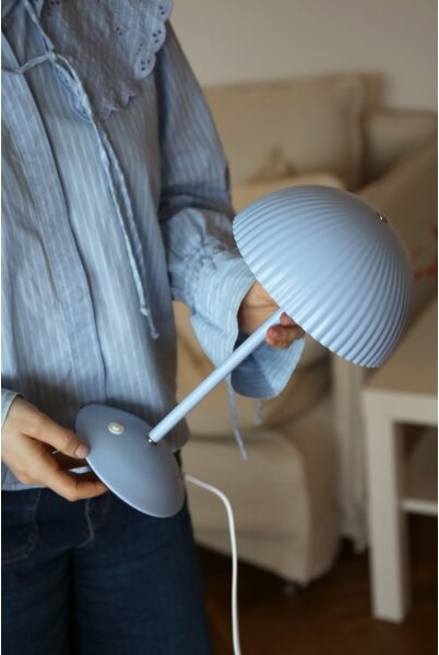 Markslöjd 109140 - Lampada da tavolo ZIN 2xG9/20W/230V blu