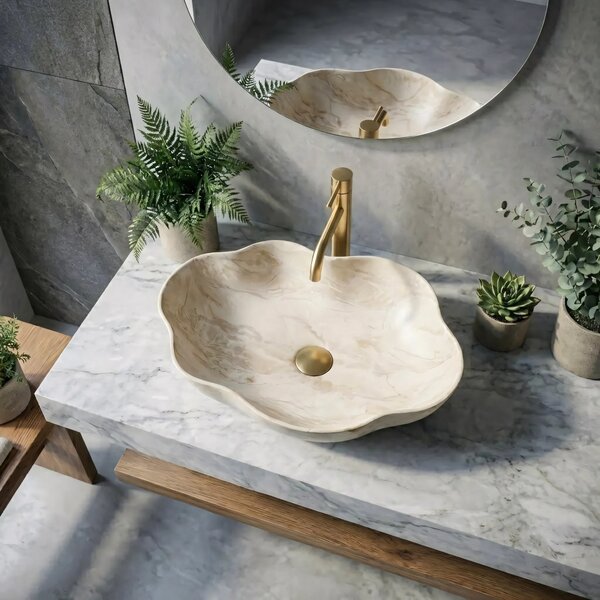 Lavabo da appoggio Rea Pearl Kallisto