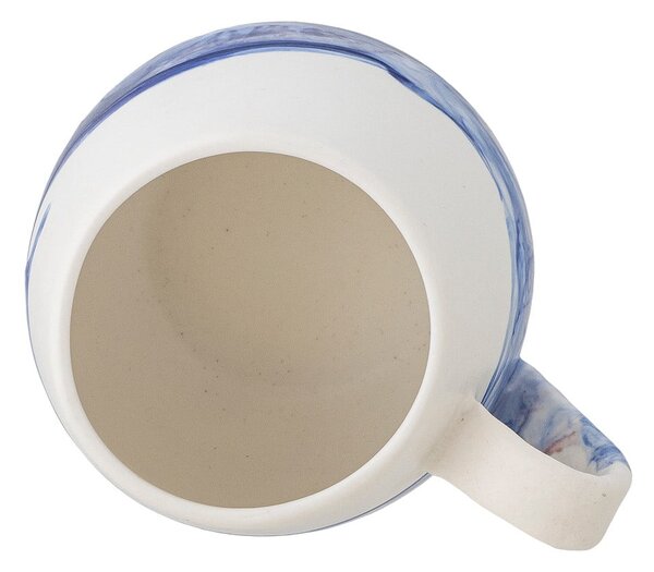 Tazzine in set bianche e blu in gres 4 pz 250 ml Lyre – Bloomingville