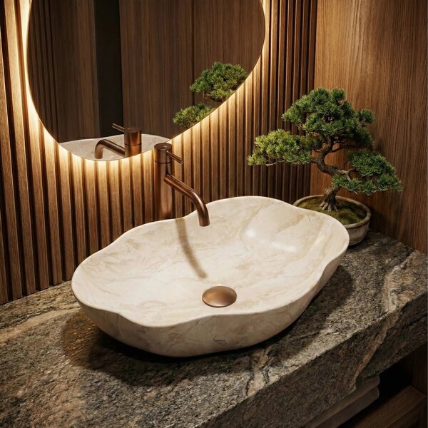 Lavabo da appoggio Rea Pearl Kallisto