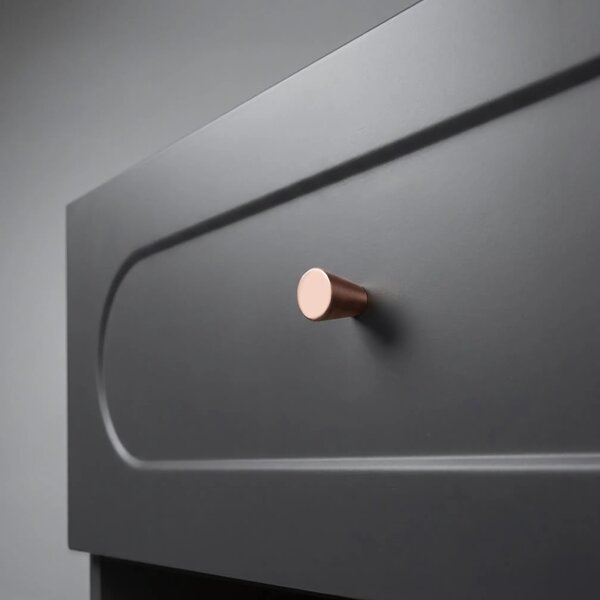 Set di mobili da bagno con lavabo River 60cm Grey