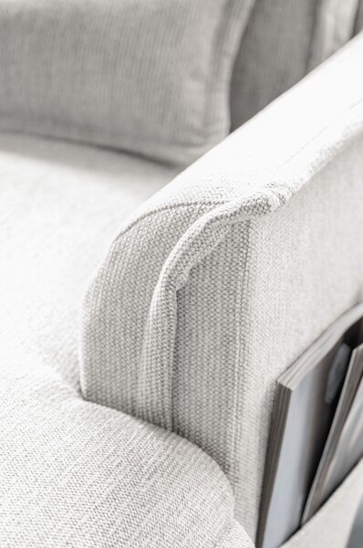 Divano letto angolare beige (angolo sinistro/"U") Charming Charlie - Miuform