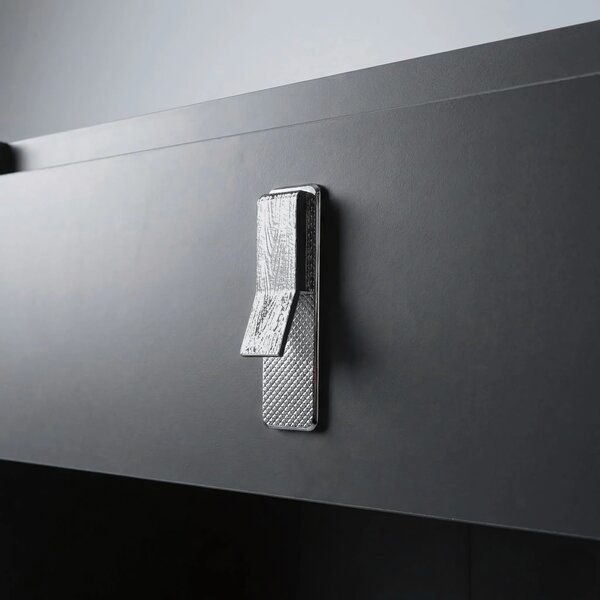 Set di mobili da bagno con lavabo River 60cm Grey