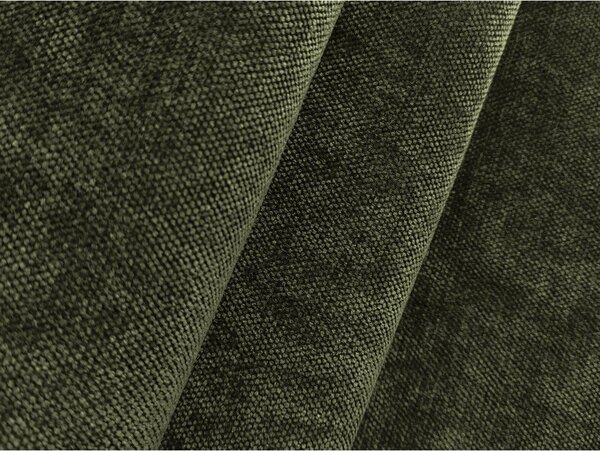 Divano angolare verde (con penisola a sinistra/con chaise lounge) con rivestimento in ciniglia Omao – Makamii