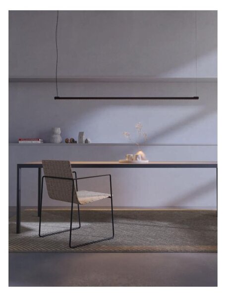 CRISP SOSPENSIONE LINEARE A LED 3 MISURE ALLUMINIO 3 COLORI LUCE 2700K-3000K DIMMERABILE MODERNA