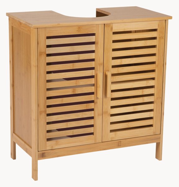 Mobile lavabo in legno di bambù Merhaba, larg. 60 cm