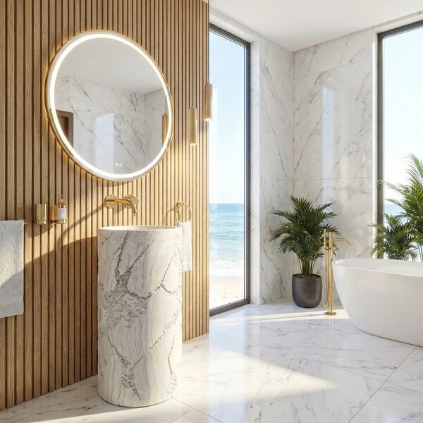 Lavabo monolitico REA Revello