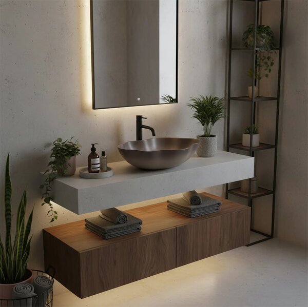 Lavabo da appoggio Rea Pearl Ombre