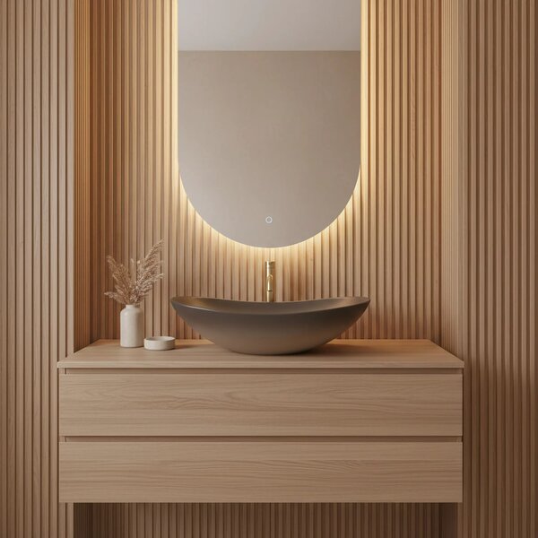 Lavabo da appoggio Rea Royal Ombre
