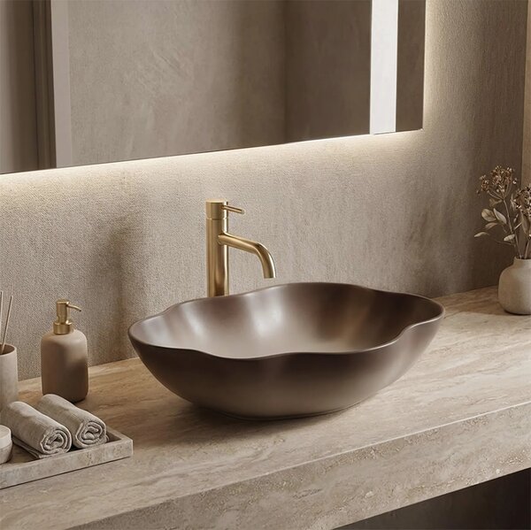 Lavabo da appoggio Rea Pearl Ombre