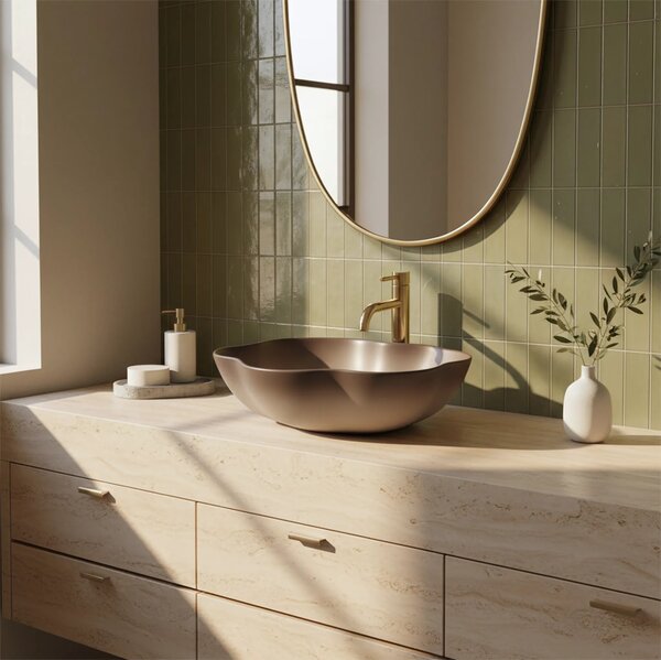 Lavabo da appoggio Rea Pearl Ombre