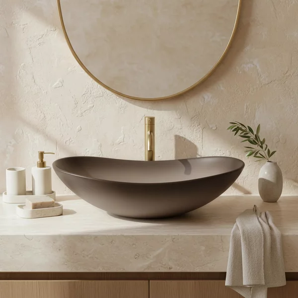 Lavabo da appoggio Rea Royal Ombre