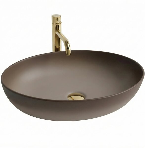 Lavabo da appoggio Rea Carola Ombre