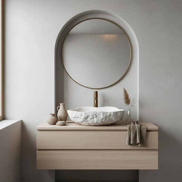 Lavabo da appoggio Rea Isla Shiro
