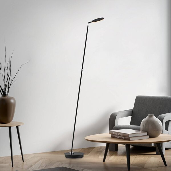 Paul Neuhaus Lampada da terra a LED Akku-Bente, dimmerabile, Nero, Studio / Ufficio, Metallo, Moderno, Lampada LED da terra