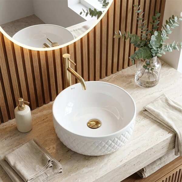 Lavabo da appoggio Rea Galaxy