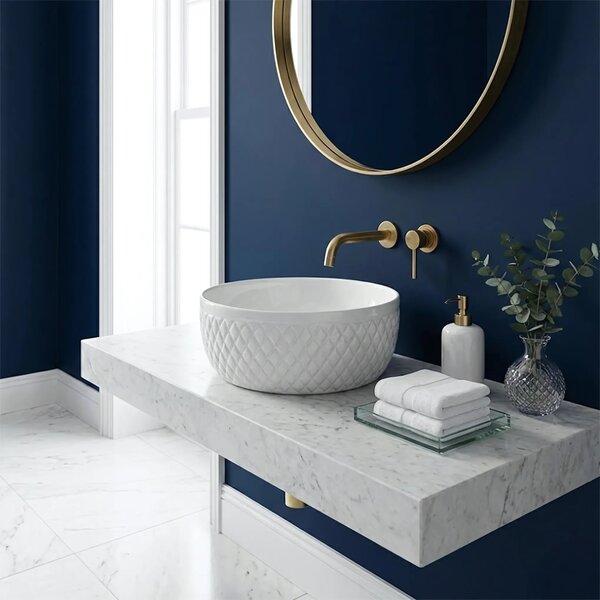 Lavabo da appoggio Rea Galaxy