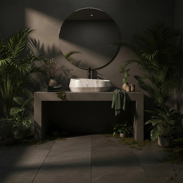 Lavabo da appoggio Rea Zoe Rock