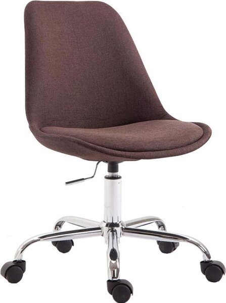 Sedia ergonomica per ufficio - Sedia da ufficio - Altezza del sedile regolabile in continuo - Design moderno | Colore: Marrone