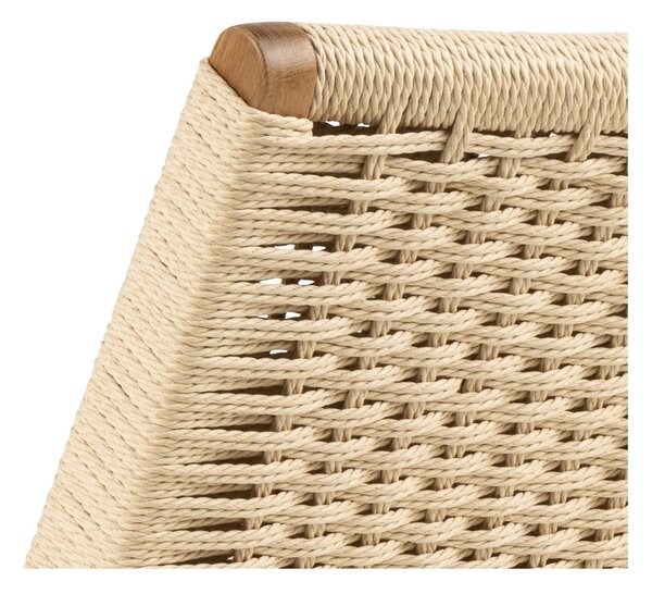 Poltrona con intreccio in colore naturale Carson - Actona