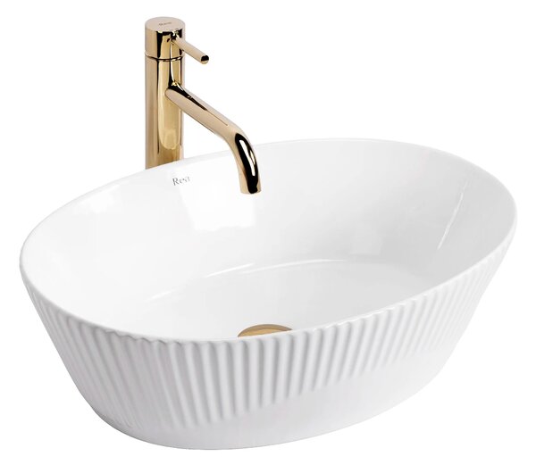 Lavabo da appoggio Rea Astoria