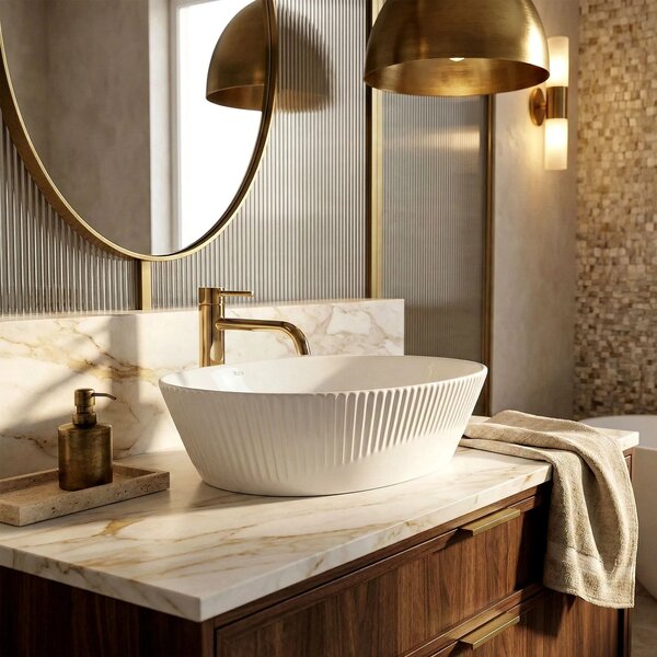 Lavabo da appoggio Rea Astoria