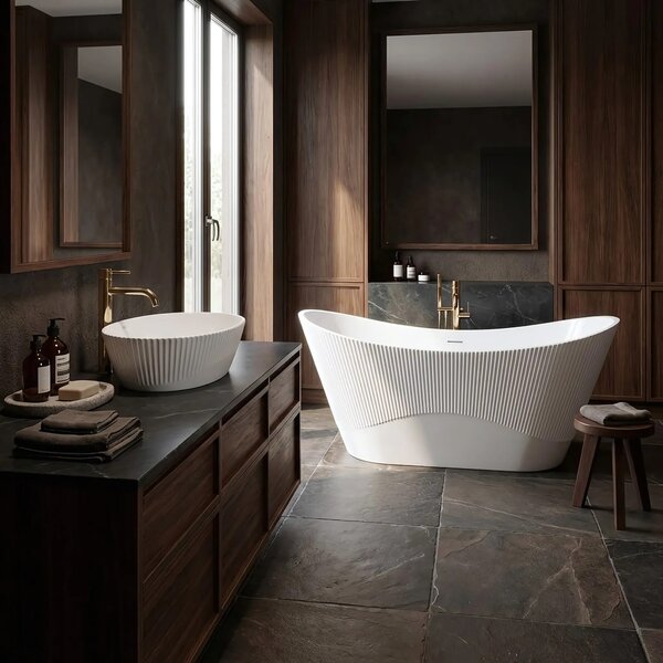 Vasca da bagno freestanding in acrilico ATENA 170