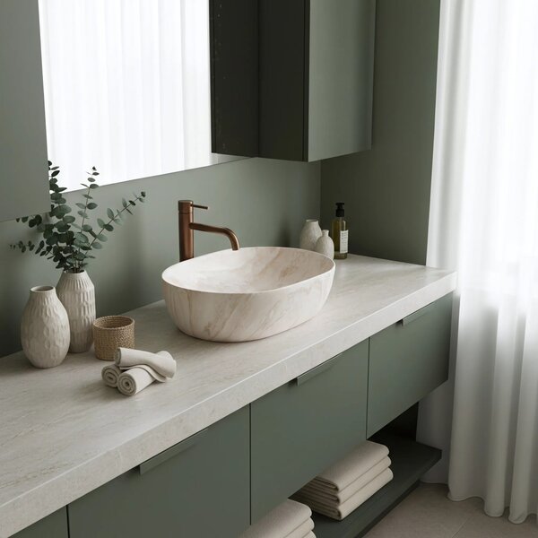Lavabo da appoggio Rea Amelia Kallisto 48