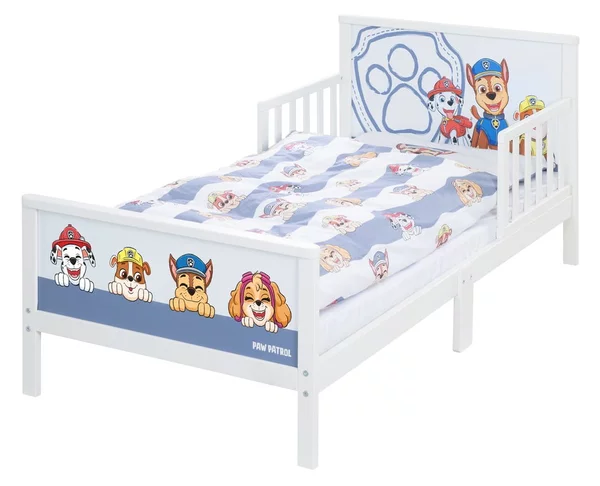 Letto per bambini bianco e blu 70x140 cm Paw Patrol - Roba