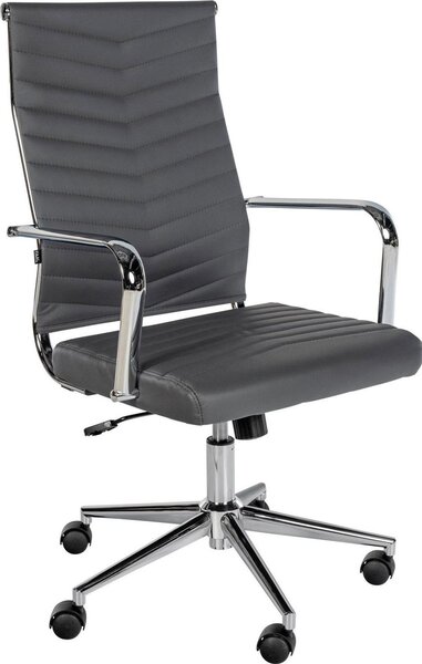 Sedia ergonomica per ufficio - Sedia da ufficio - Elevato comfort di seduta, regolabile in continuo | Colore: Grigio