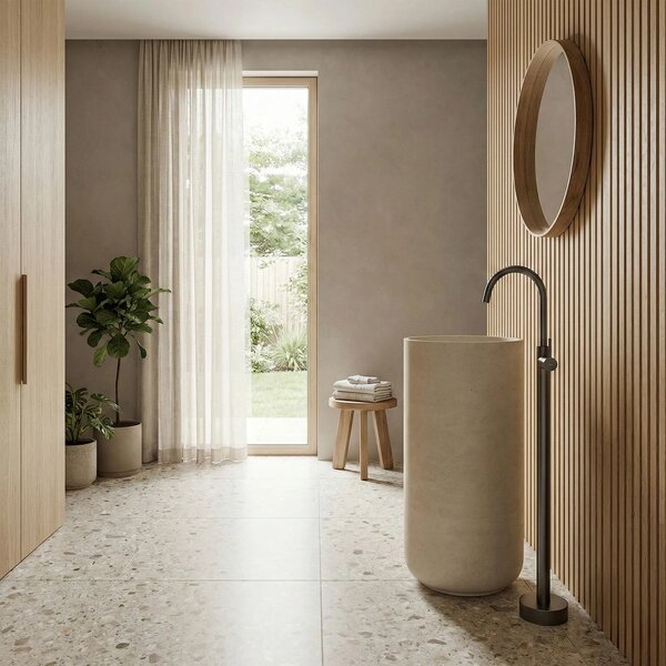 Rubinetto da lavabo Rea Lungo Titan