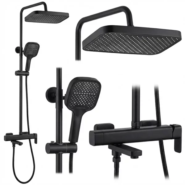 Set doccia Rea Arlo Black