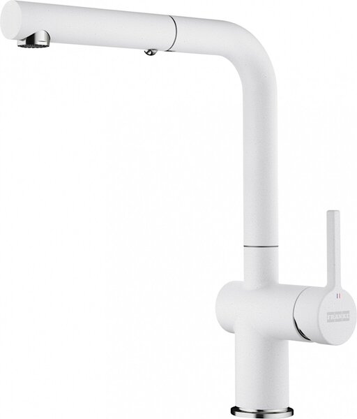 FRANKE ACTIVE L miscelatore con doccetta estraibile in GLACIER / Miscelatore da cucina / Miscelatore monocomando