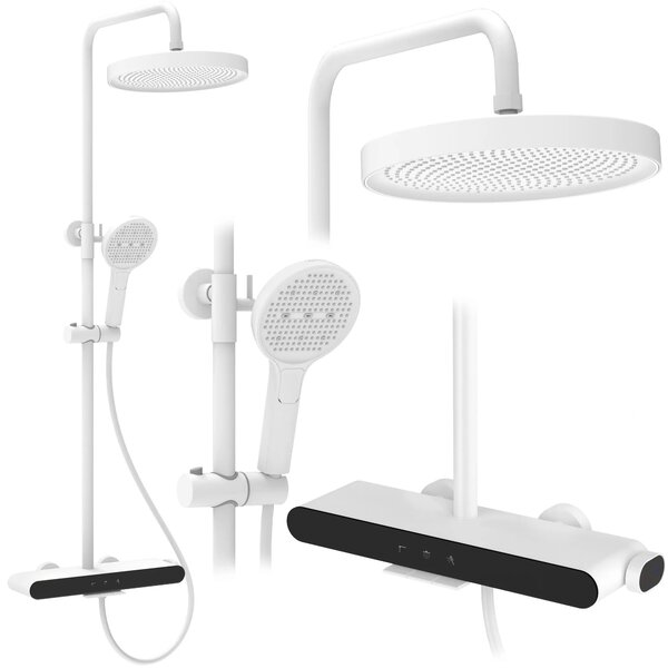 Set doccia REA Farel White
