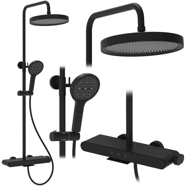 Set doccia REA Farel Black