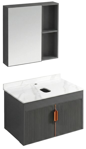 Set di mobili da bagno con top Marti 60cm Grey