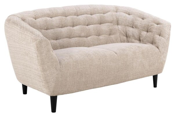 Divano Ria 2 posti in ciniglia beige