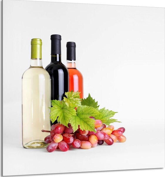 PIATTO IN VETRO PER CUCINA 60x65 Vino