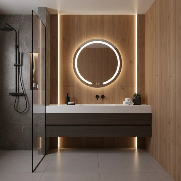 Specchio LED 70cm Modern