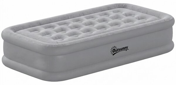 Materasso gonfiabile Outsunny per 1 persona, autogonfiabile, con pompa integrata
