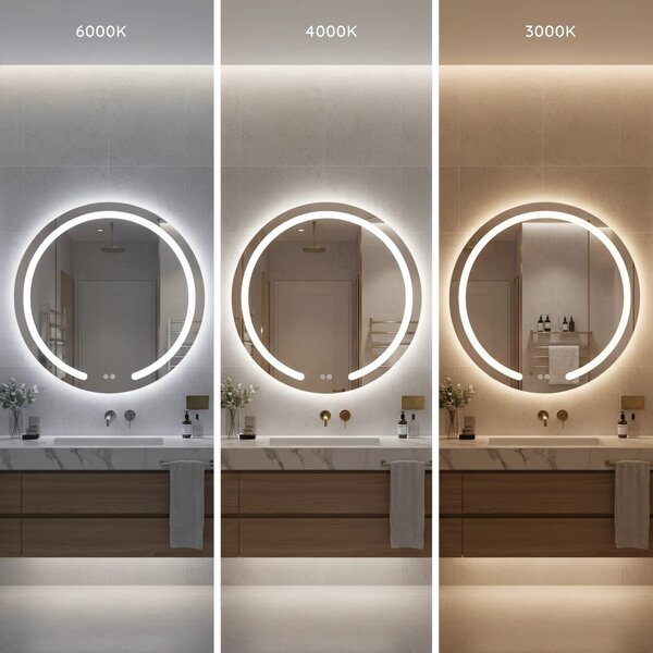 Specchio LED 50cm Modern
