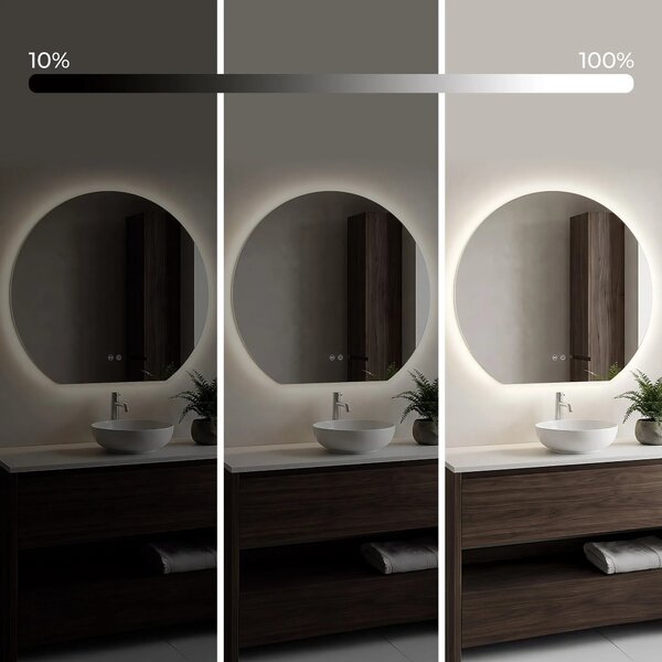 Specchio LED 70cm Fabio