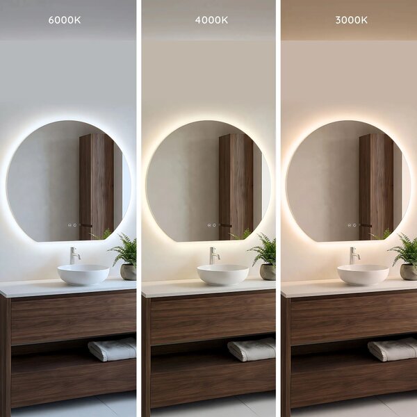 Specchio LED 70cm Fabio