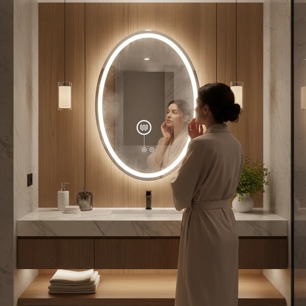 Specchio LED Marco 50x70 cm