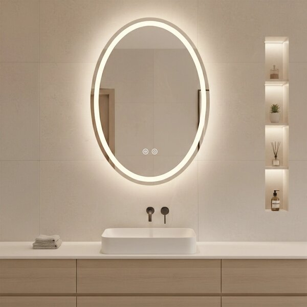 Specchio LED Marco 50x70 cm
